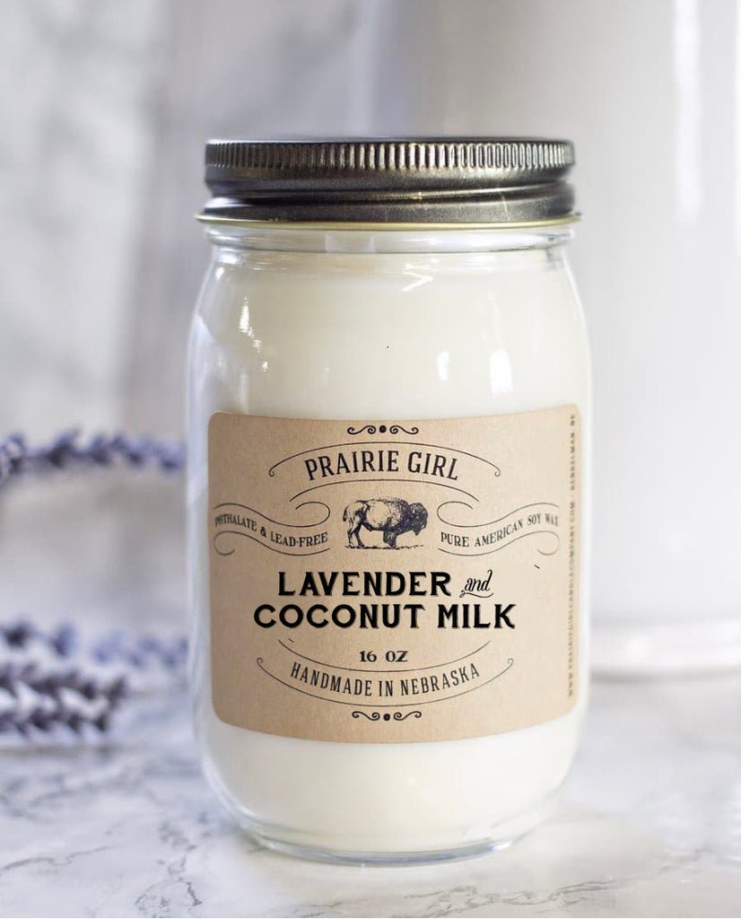 Lavender and Coconut Milk Candle