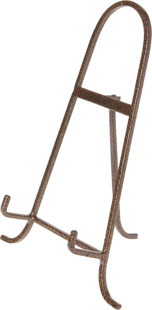 Bard's Wrought Iron Easel, 11" H x 7.75" W x 5.5" D: Black