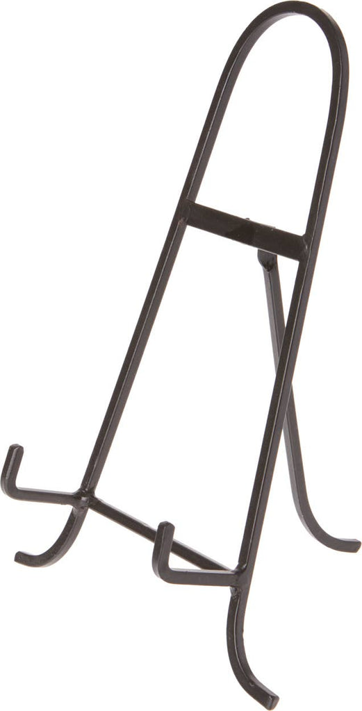 Bard's Wrought Iron Easel, 11" H x 7.75" W x 5.5" D: Black