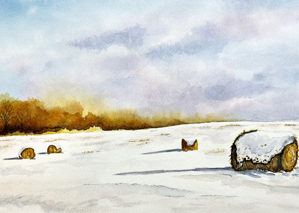 Watercolor 5x7 Variety Note Cards - By Prairie Girl