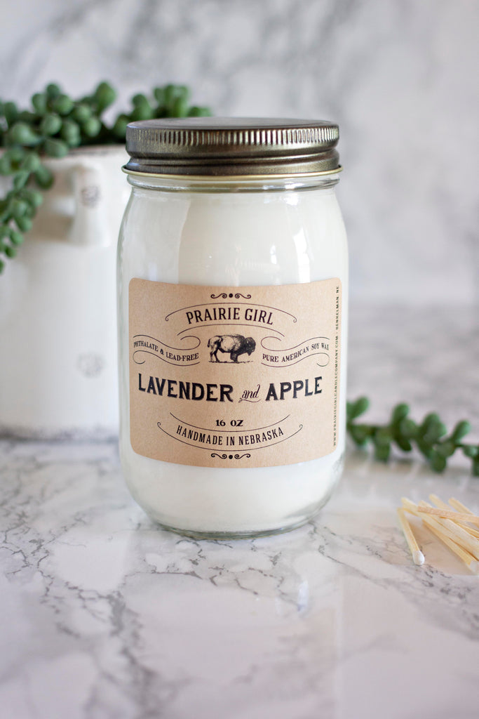 Lavender & Apple Candle