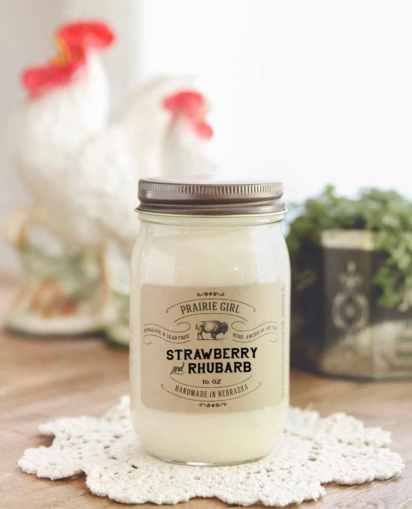 Strawberry Rhubarb Candle