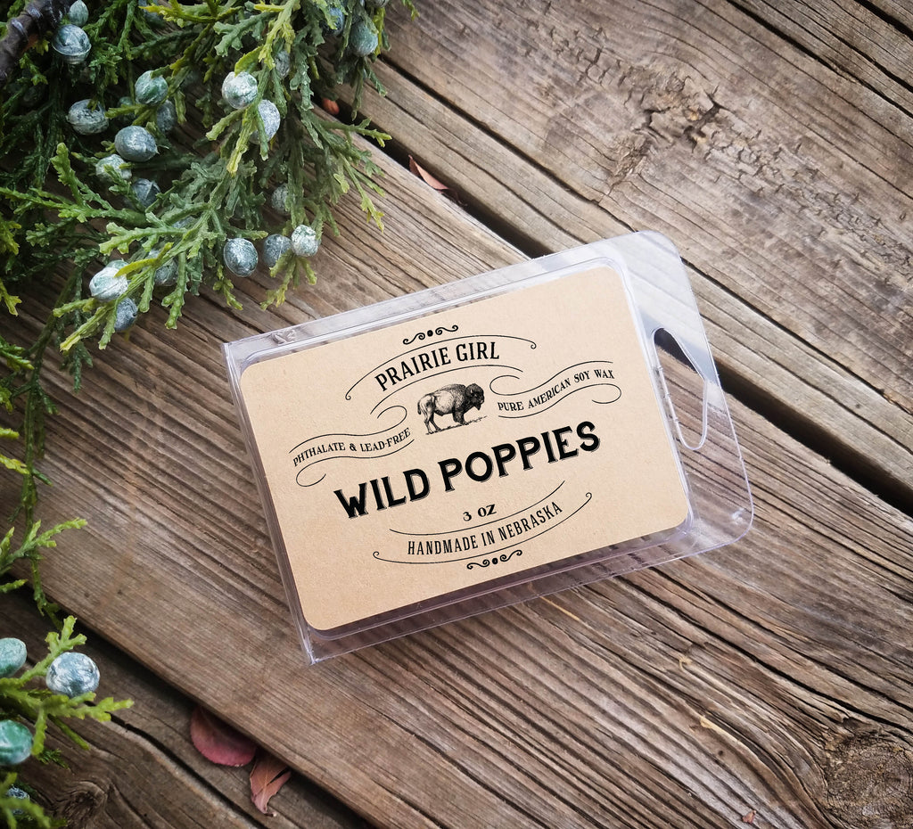 Wild Poppies Melt - Prairie Girl Candle Co